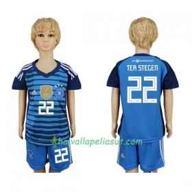 Jalkapallo Pelipaidat Saksa Ter Stegen 22 Maalivahti Lasten World Cup 2018 Kotipaita